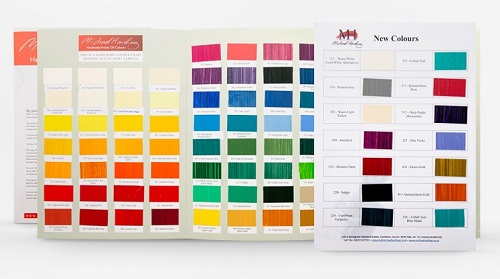 Michael Harding Hand Painted Colour Chart